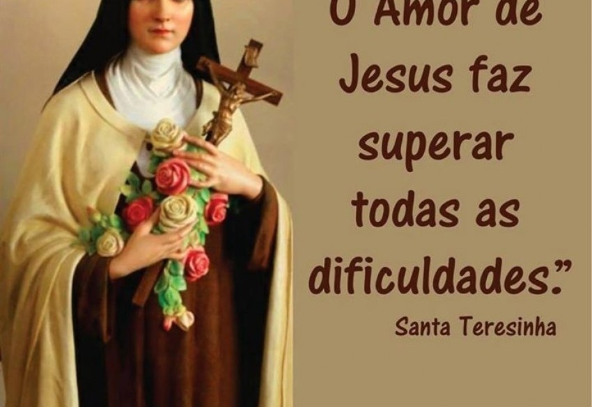 Saint Therese. Oração a Santa Teresinha em inglês